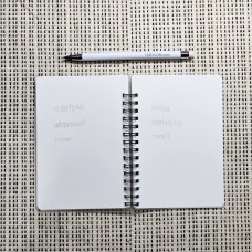Tebylon Waterproof Notebook & Infinity Pencil